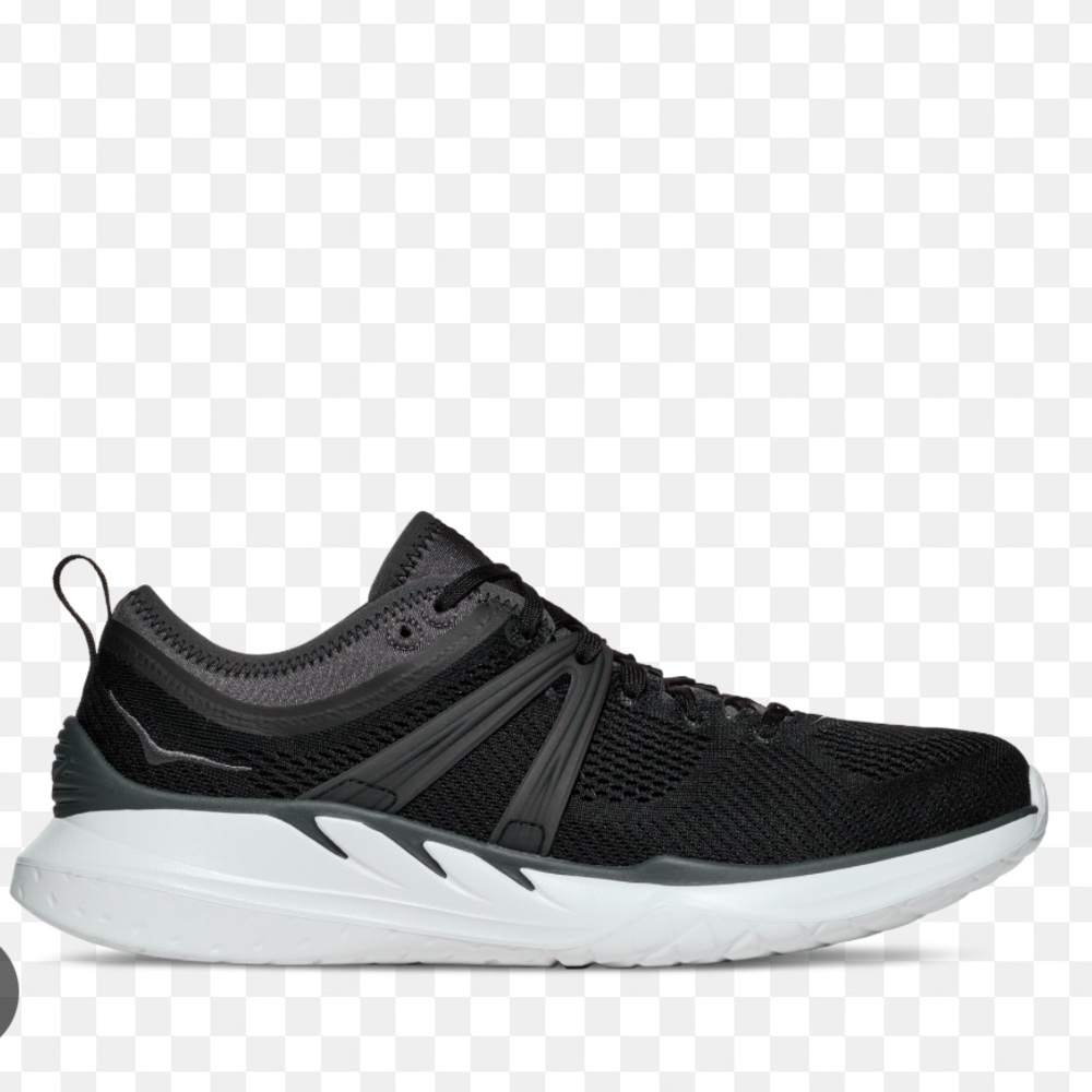 Hoka One One Ultra Marathon Cushioned Tivra Black Running Fitness Shoes Size 9